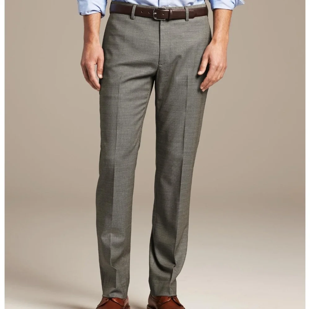 Banana Republic | Pants | Banana Republic Slim Fit Wool Creased Pants |  Poshmark